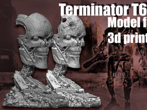 Terminator T-600- Replica 3D 打印模型