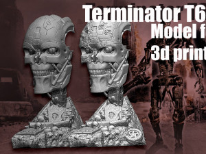 Terminator T-600- Replica 3D 打印模型