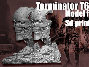 Terminator T-600- Replica 3D 打印模型