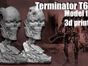 Terminator T-600- Replica 3D Print Model