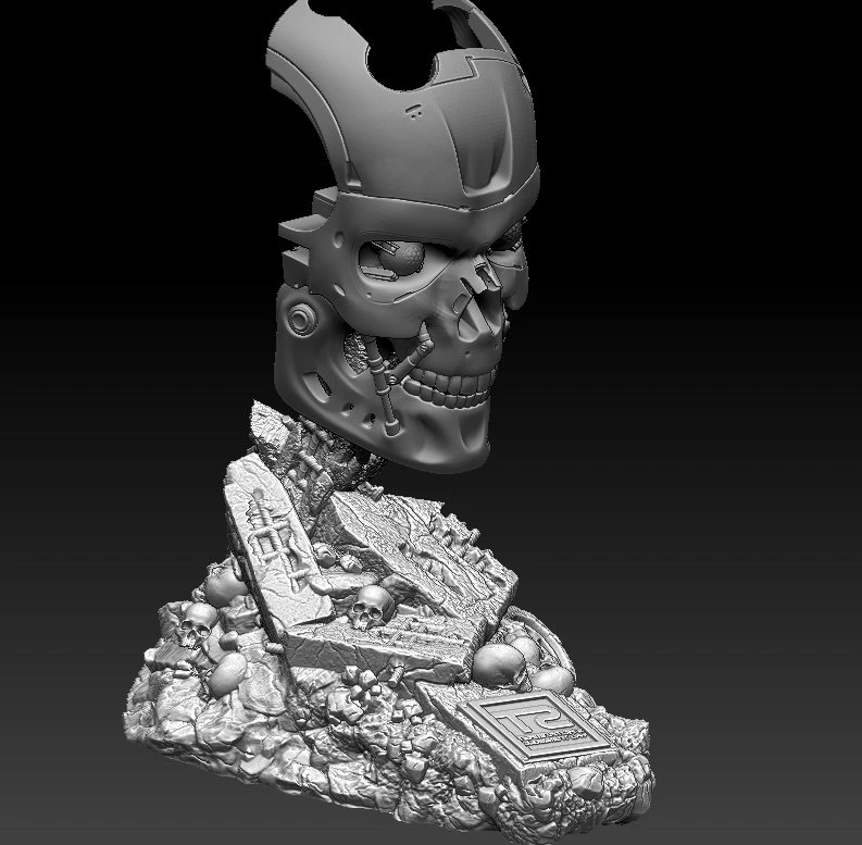 Terminator 2 Judgment Day - Replica 3D Print Model .c4d .max .obj .3ds .fbx .stl .blend 