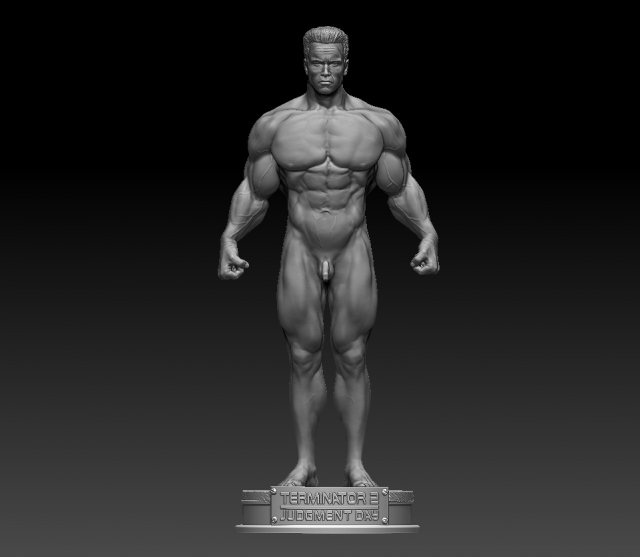 Terminator 2 Judgment Day 1991 3D Print Model .c4d .max .obj .3ds .fbx .stl .blend 