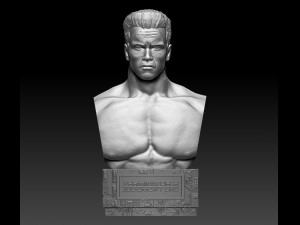 Terminator 2 Judgment Day 1991 Bust 3D Print Model
