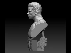 Terminator 2 Judgment Day 1991 Bust 3D Print Model