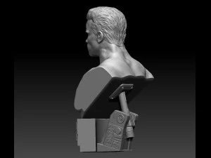 Terminator 2 Judgment Day 1991 Bust 3D Print Model