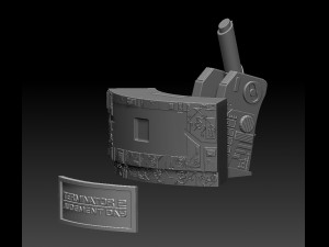 Terminator 2 Judgment Day 1991 Bust Model Cetak 3D