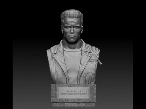 Terminator 2 Judgment Day Bust 3D Print Model