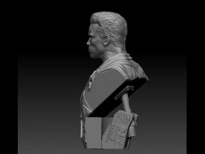 Terminator 2 Judgment Day Bust 3D Print Model