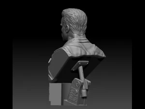 Terminator 2 Judgment Day Bust 3D Print Model