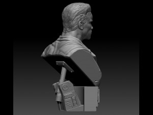 Terminator 2 Judgment Day Bust Modelo de Impressão 3D