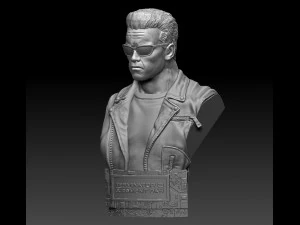 Terminator 2 Judgment Day Bust 2 3D Print Model