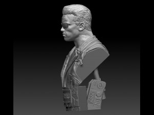 Terminator 2 Judgment Day Bust 2 3D 打印模型