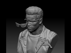 Terminator 2 Judgment Day Bust 2 3D 打印模型