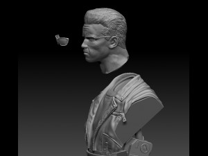 Terminator 2 Judgment Day Bust 2 3D 打印模型