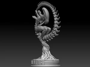 Alien 3D Print Model