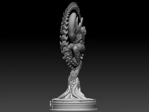 Alien 3D Print Model
