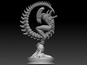 Alien 3Dプリントモデル