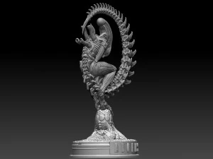 Alien 3D Print Model