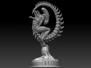 Alien 3D Print Model
