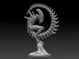 Alien 3D Print Model