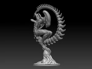 Alien 3D Print Model