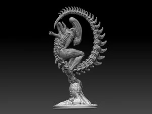 Alien 3D Print Model