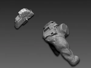 Predator Wolf Bust 3D Print Model