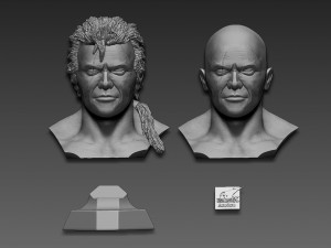 Final Fantasy X Aurion 3D-printmodel