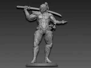 Metal gear rising jetstream sam 3D Print Model