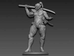 Metal gear rising jetstream sam Modèles 3D en vedette