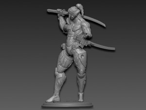 Metal gear rising jetstream sam Modèles 3D en vedette