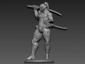Metal gear rising jetstream sam 3D Print Model