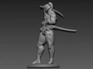 Metal gear rising jetstream sam 3D Print Model
