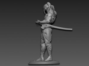 Metal gear rising jetstream sam Modèles 3D en vedette