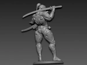 Metal gear rising jetstream sam 3D Print Model