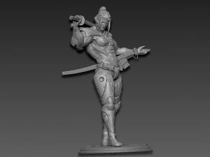 Metal gear rising jetstream sam 3D Print Model
