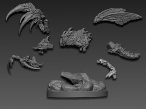 Zergling 3D-printmodel
