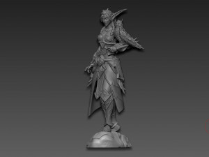 Tyranda WarCraft Modelo de impresión 3D