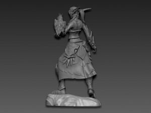 Tyranda WarCraft Modelo de impresión 3D