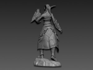 Tyranda WarCraft Modelo de impresión 3D