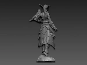 Tyranda WarCraft 3D Print Model