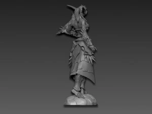 Tyranda WarCraft 3D Print Model