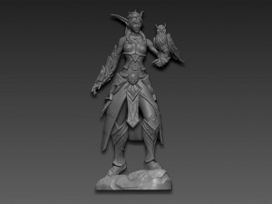 Tyranda WarCraft Modelo de impresión 3D