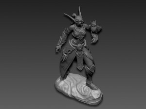 Tyranda WarCraft Modelo de impresión 3D