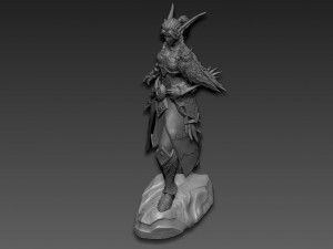 Tyranda WarCraft Modelo de impresión 3D