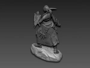 Tyranda WarCraft 3D Print Model