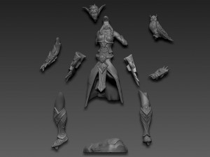 Tyranda WarCraft Modelo de impresión 3D