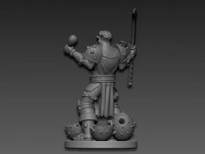 Leeroy Jenkins WarCraft 3D Print Model