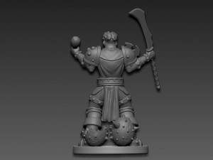 Leeroy Jenkins WarCraft 3D Print Model