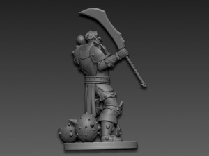 Leeroy Jenkins WarCraft 3D Print Model